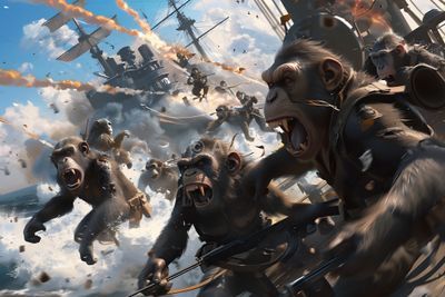 Affen-Invasion: Apokalyptische Seeschlacht